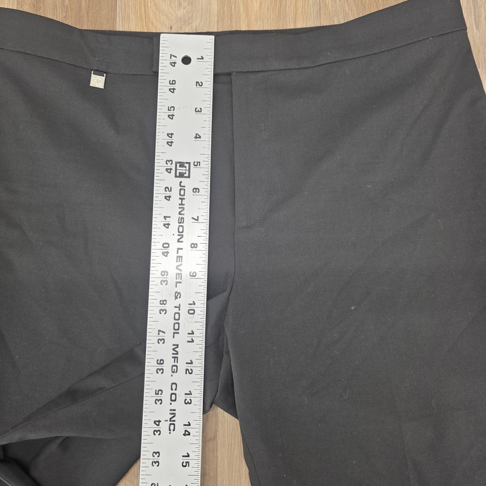 LAUREN‎ Ralph Lauren Womens Black Flat Front Dress Pants Size 10 - Picture 6 of 9